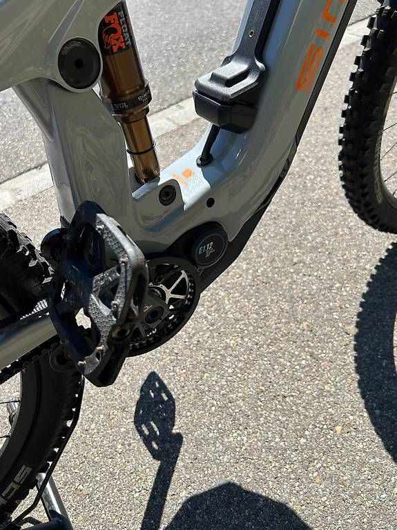 Biciclette: E-MTB Simplon RAPCON :ePinion - L - Moon Grey/Orange  – Usato da Bubikon venduto da Spoelito 2