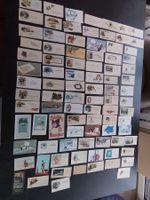 Sammlung von 90 Glückwunschkärtchen