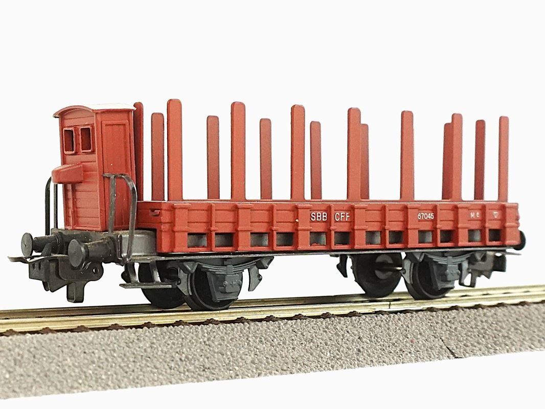 Hag Modelleisenbahnen: H0 Rungenwagen von HAG – Gebraucht aus Pratteln von Restwert_Pratteln 1