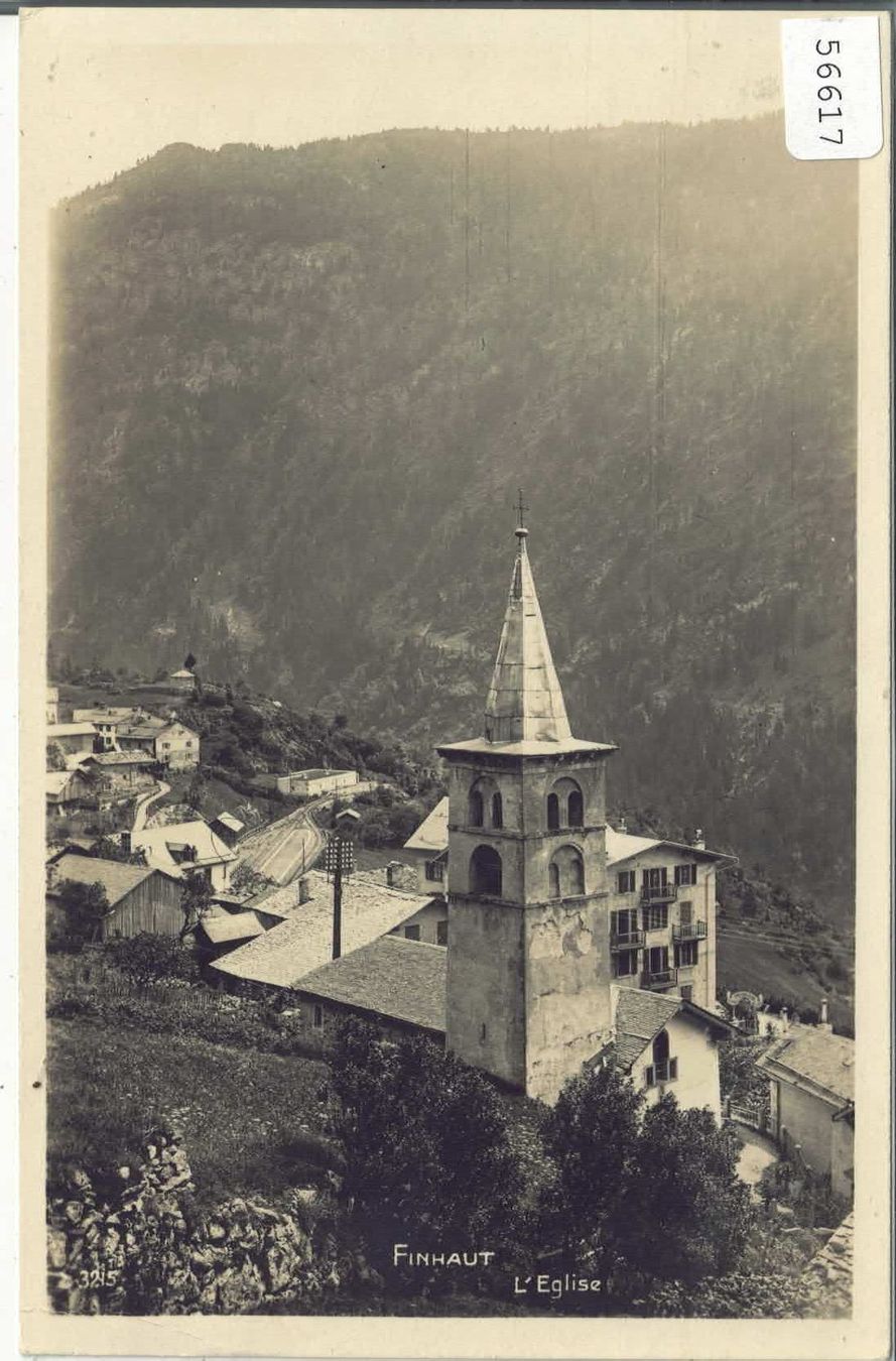 Cartes postales: Finhaut - l'Eglise – D'occasion à Ettingen par Kartenplanet
