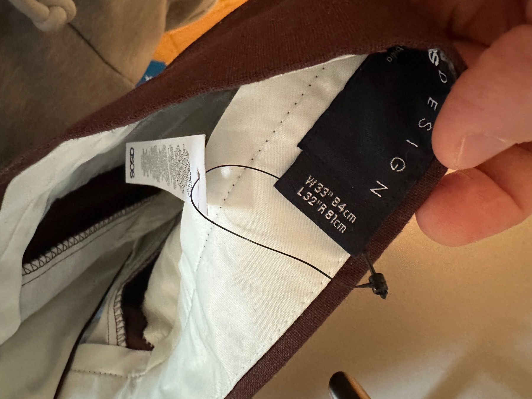 Asos Pantaloni: ASOS Anzughose Leinen 33/32 – Nuovo (secondo la descrizione) da Allschwil venduto da Blumergg 2