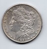 (412) USA, 1 Dollar 1891, top stgl