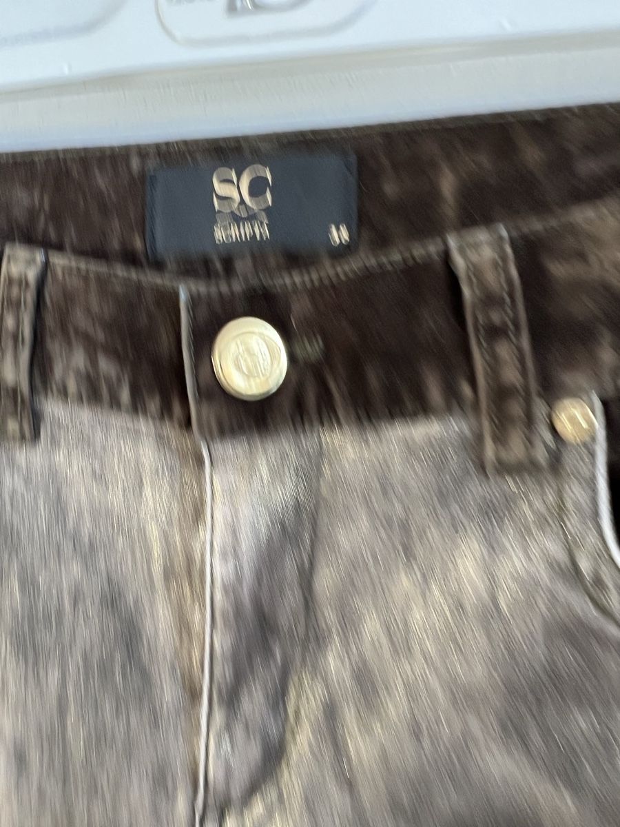 Pantalons: Samthose, Gr. 38, gold oliv – D'occasion à Solothurn par Brini06 1
