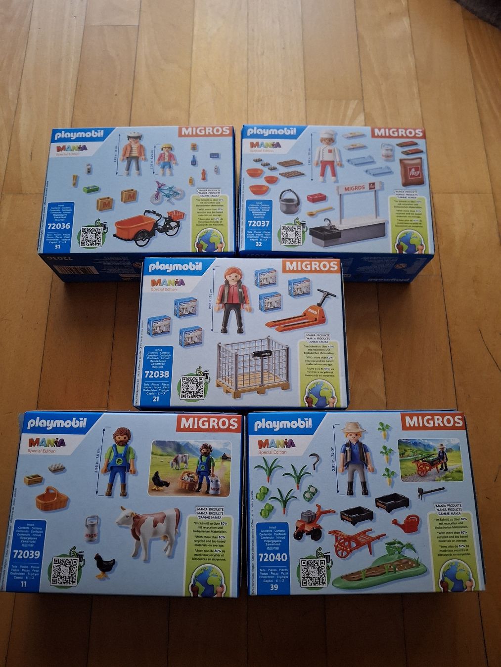 Migros Giocattoli: Migros Playmobilmania – Nuovo e nell'imballaggio originale da Egg b. Zürich venduto da Pronsch 1