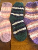 3x Kuschelsocken - flauschig weich-Wohlfühlen- Zeit für Dich