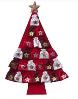 My Home Adventskalender Weihnachtsbaum - Rot - 81 x 117cm