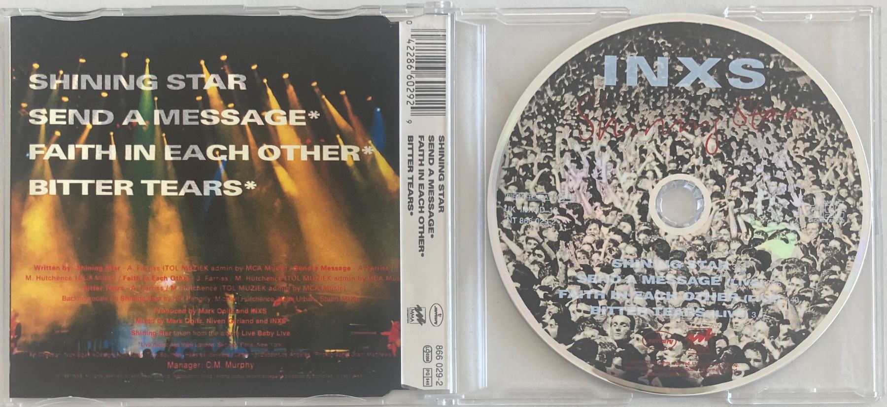 CD: INXS - SHINING STAR – Usato da Poliez-Pittet venduto da Newtown-Records 1