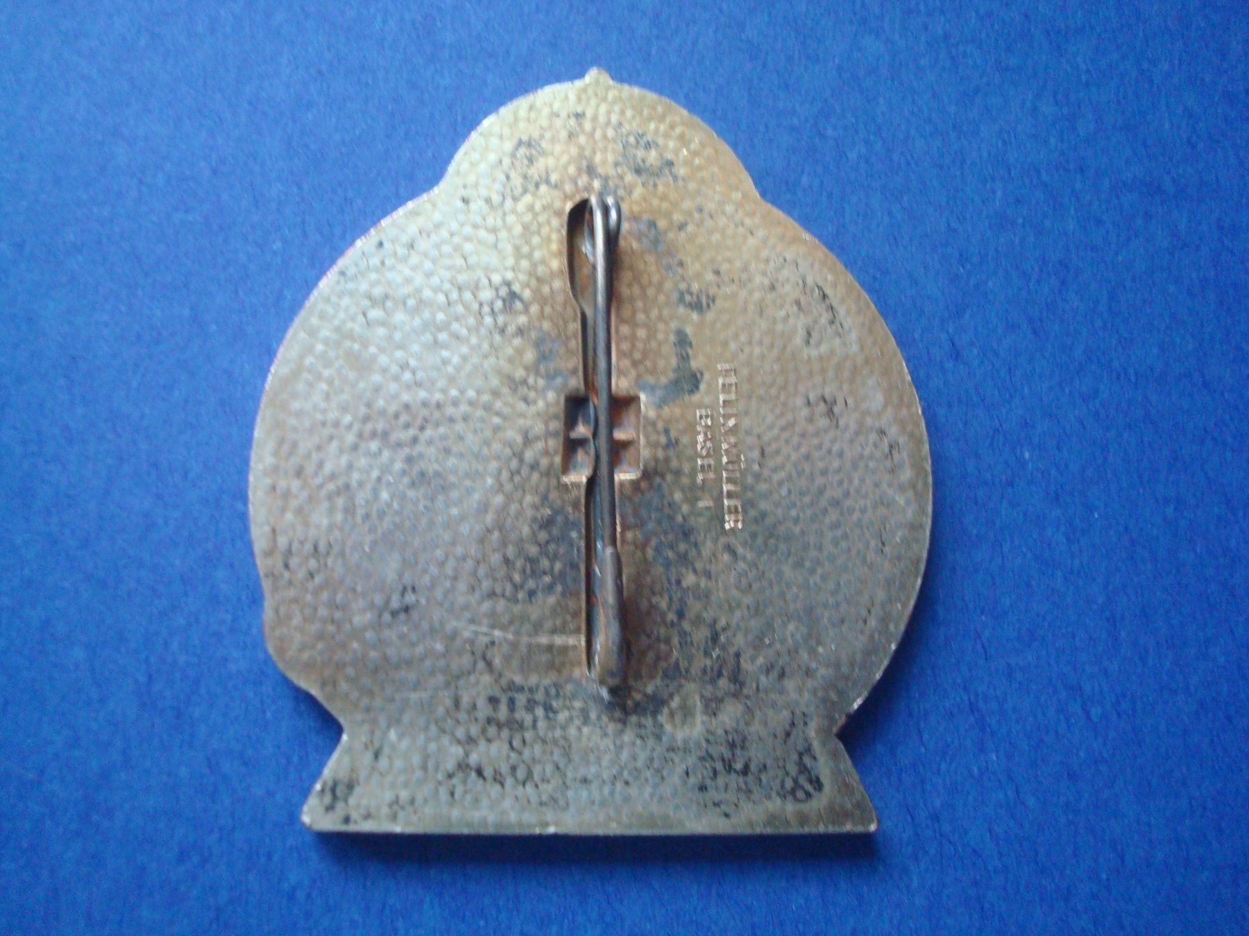 Placchette & Badge: Plakette Gold 1958 – Usato da Riehen venduto da Baerewaegli 1