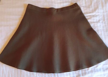 Mini jupe ZARA kaki, Taille L – portée 1 fois