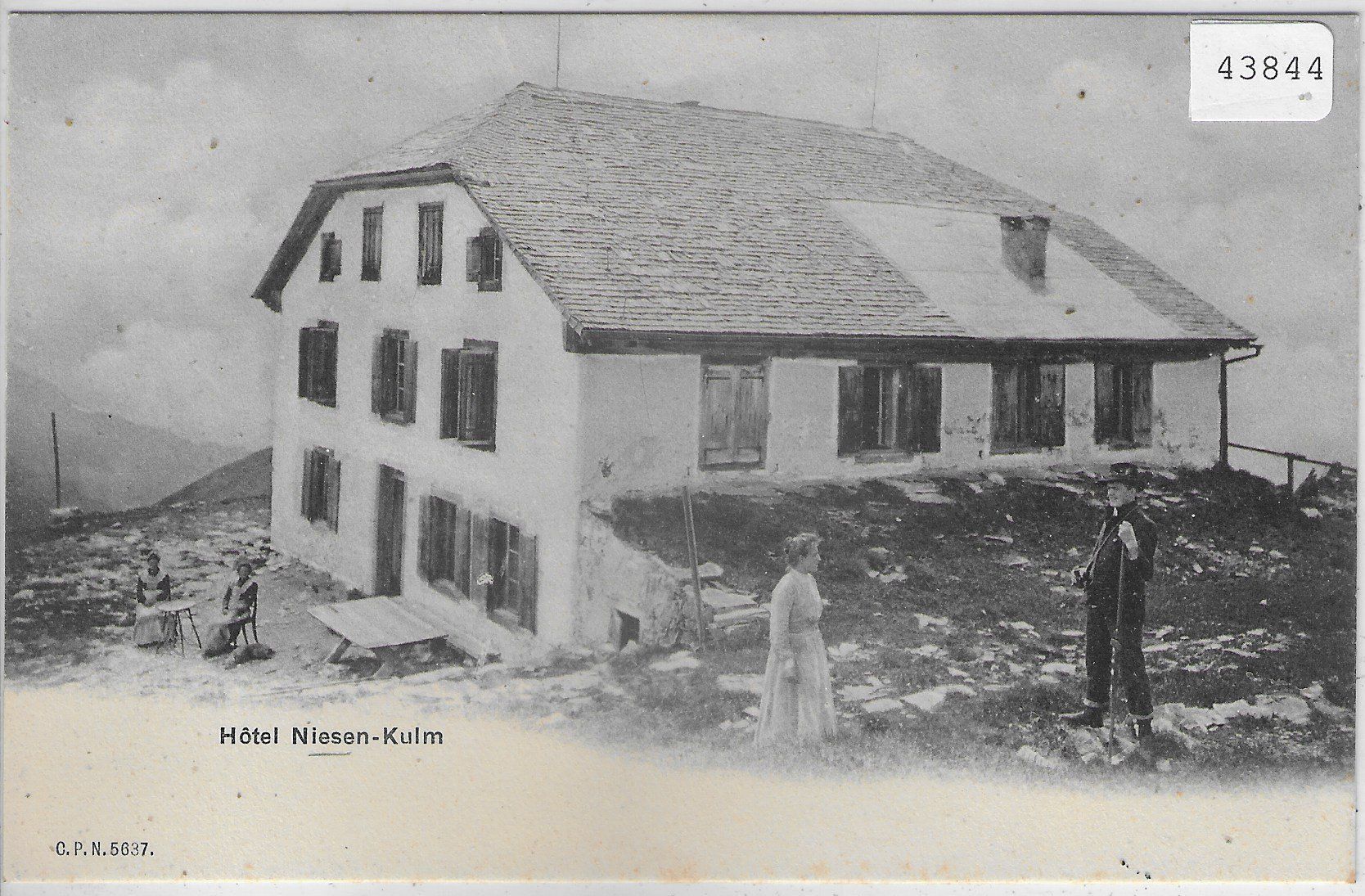 Ansichtskarten: Niesen-Kulm - animee belebt – Gebraucht aus Ettingen von Kartenplanet