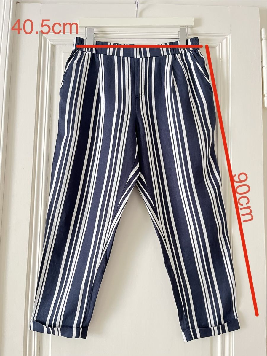 Benetton Hosen: Pantalon en lin BENETTON – Gebraucht aus Lausanne von micou47 3
