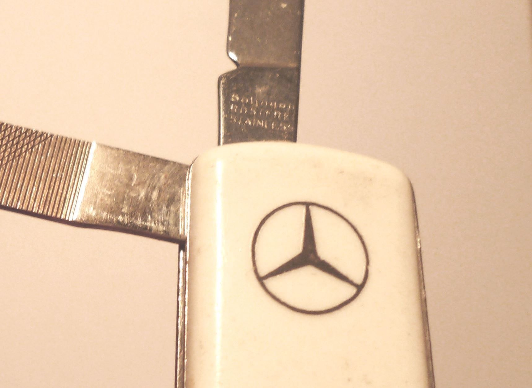 Taschenmesser: Kleines Messer mit Mercedes Logo – Gebraucht aus Wädenswil von verebe 1