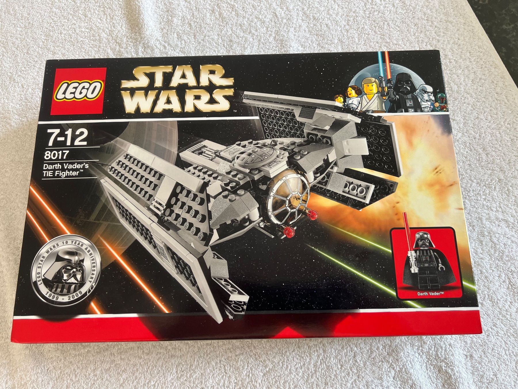 Star Wars Kit di costruzioni: Lego STAR WARS 8017 Darth Vader's TIE Fighter – Nuovo e nell'imballaggio originale da Neukirch / Egnach venduto da Taucher68