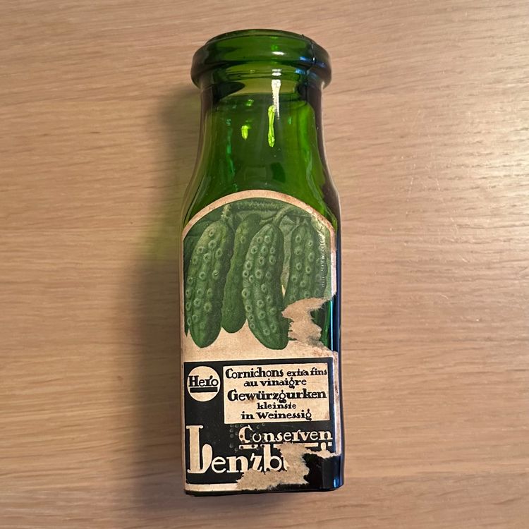 Hero CORNICHONSGlas, Glasi Bülach, 1956 Kaufen auf Ricardo