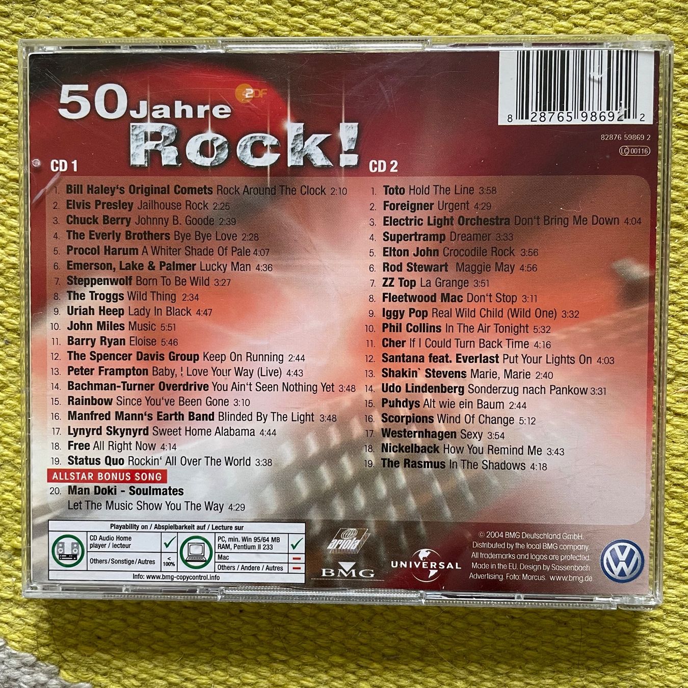 CD: THOMAS GOTTSCHALK-2CD 50 JAHRE ROCK! – Usato da Rorschacherberg venduto da CD-Roli 1