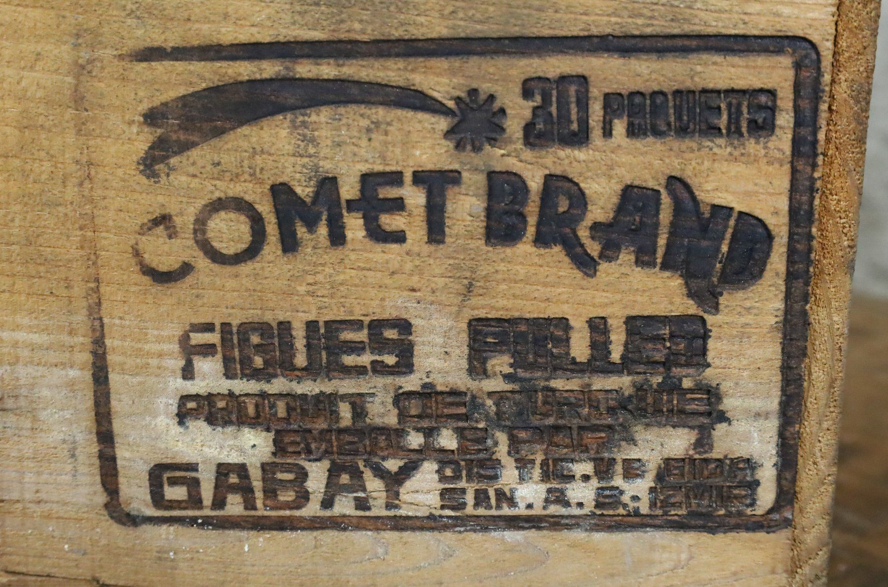 Casse di trasporto: Holzkiste, Kiste, Harass "Tiger / Comet Brand" Figues – Usato da Birrwil venduto da brandschatz_birrwil 3