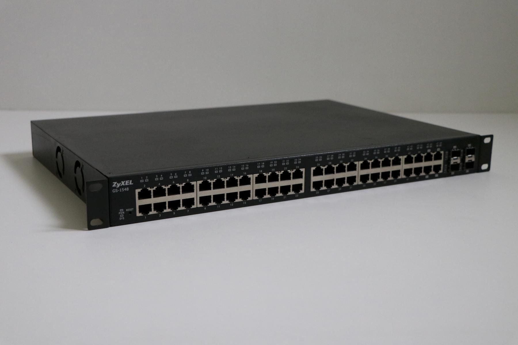 Zyxel Hub & Switch: ZyXEL GS-1548 Managed Switch – Usato da Unterkulm venduto da nmz 2