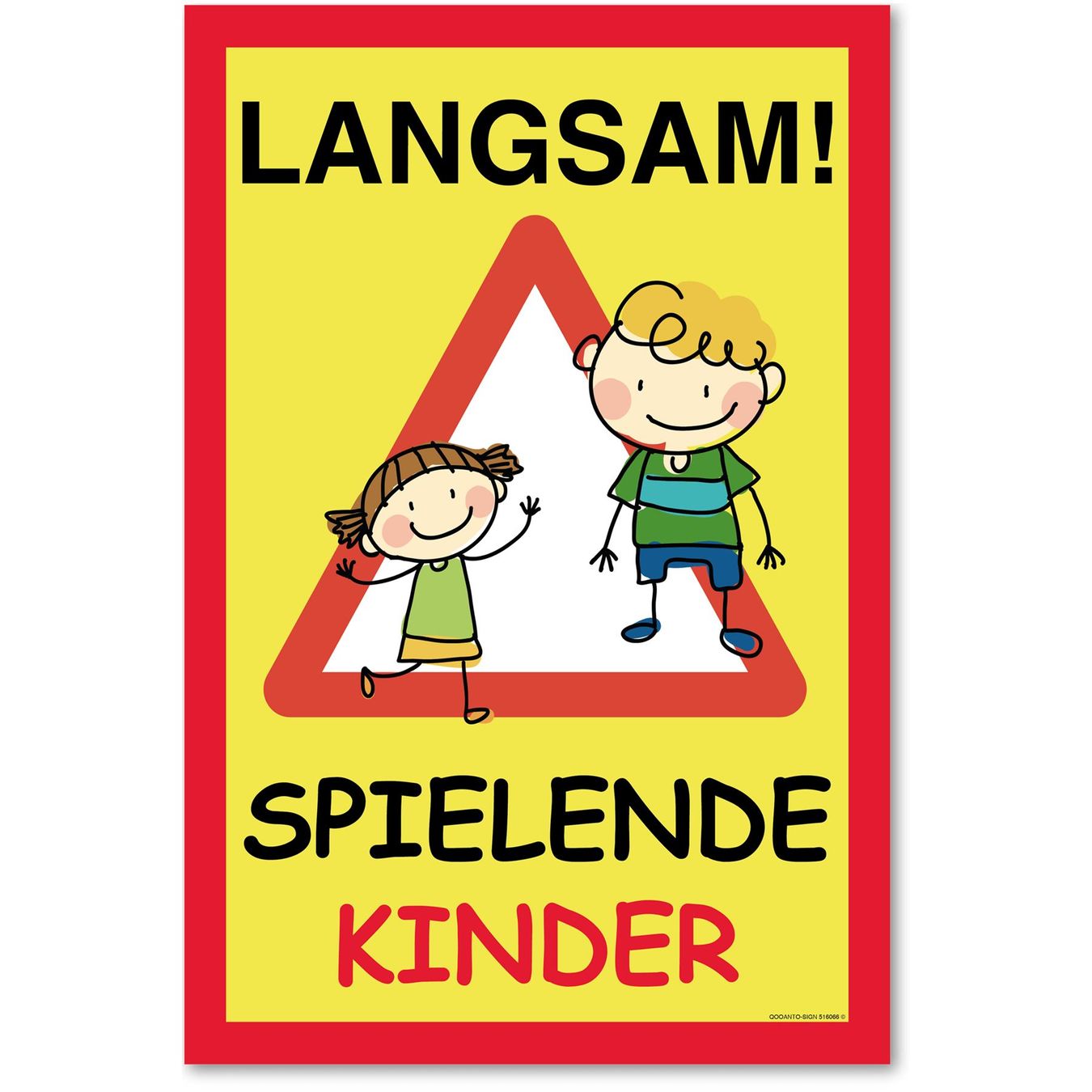 Verwunderlich Achtung Kinder Schild Beantragen Bildnull