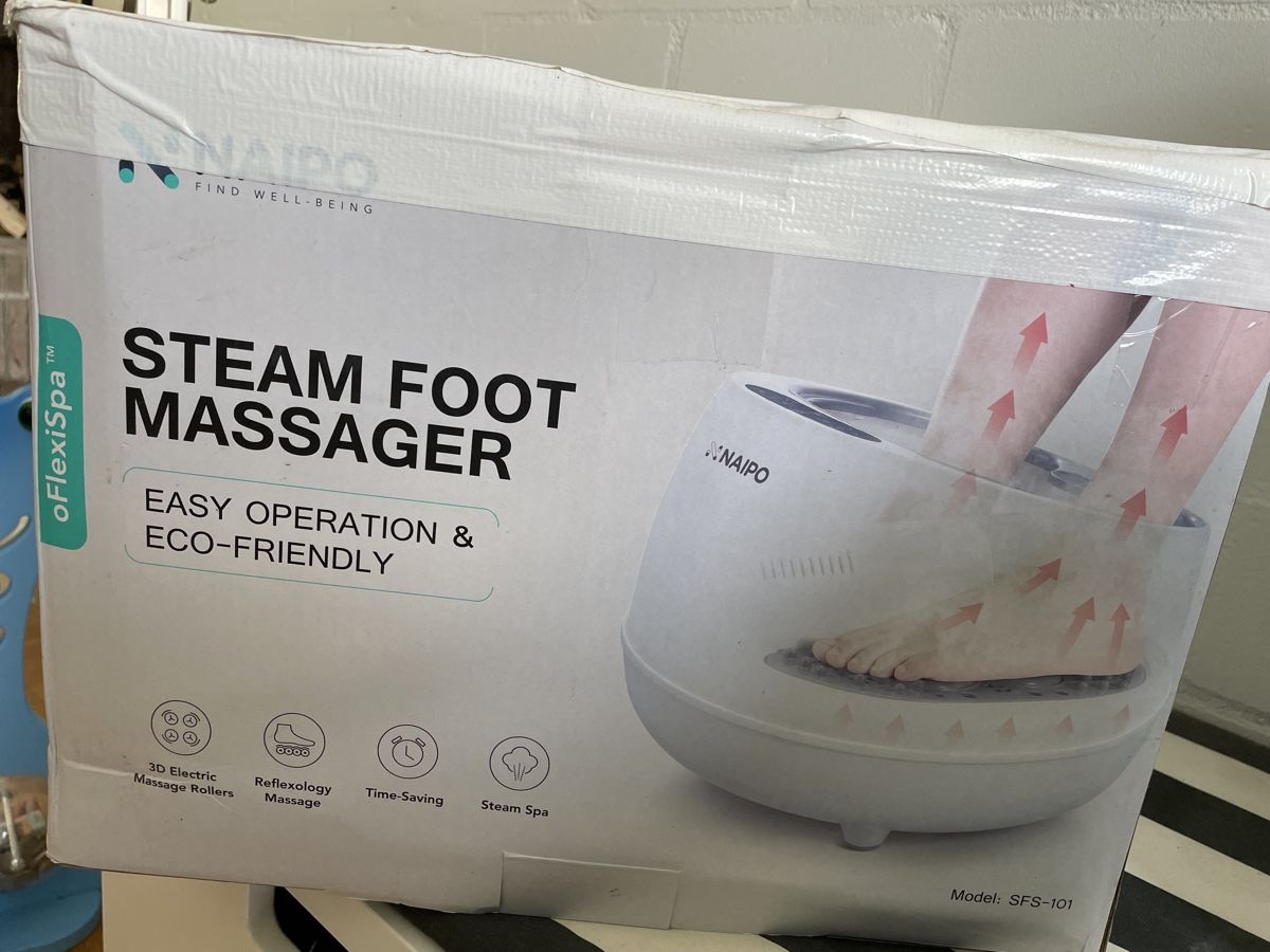 Pedicure: Naipo oFlexiSpa Fussdampfmassage – Nuovo (secondo la descrizione) da Brugg AG venduto da Swissm7