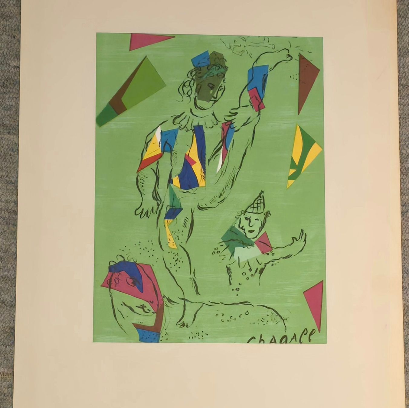 Grafiken & Lithographien: Marc Chagall - Farblithografie "Le cirque" - drucksigniert – Gebraucht aus Reinach BL von Pendling 3