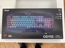 Tastiera gaming Trust Odyss semi-meccanica RGB QWERTZ!