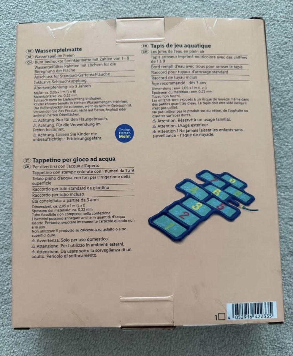 Tappeto da gioco: Wasserspielmatte – Nuovo (secondo la descrizione) da Aarwangen venduto da LaRose09 1
