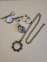 Romantisches Schmuckset mit Rosenmotiv, Vintage Stil!