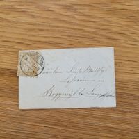 Dokument Mit Sitzende Helvetia La Chaux De Fonds 1878
