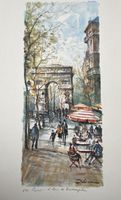 Paris Arc de Triomphe – Delarue signiert im Rahmen