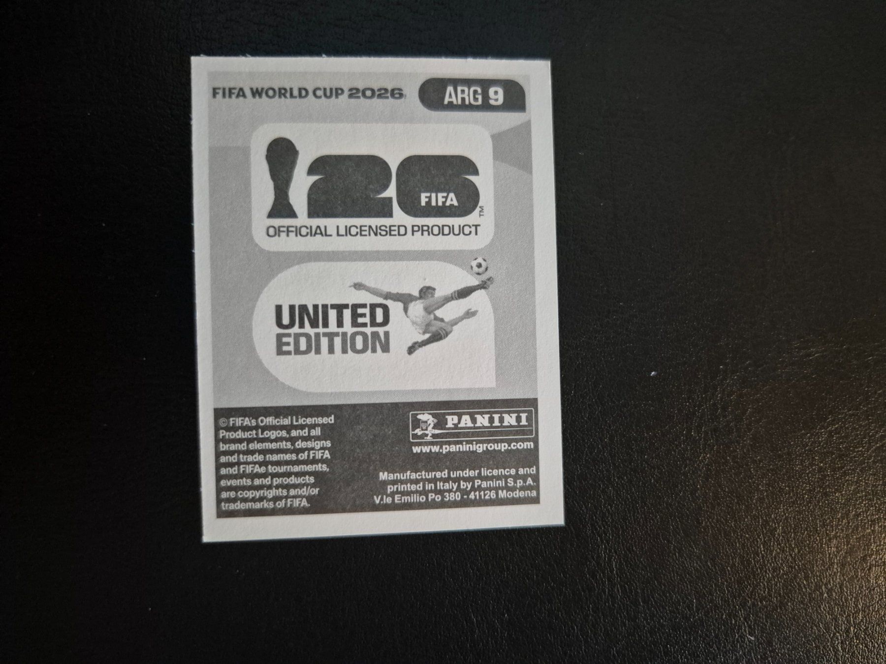 Panini Carte collezionabili: Panini WM 26 ARG 9 – Nuovo (secondo la descrizione) da Rorschacherberg venduto da AJ3108 1