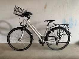 Damenfahrrad Tell weiss mit Korb gebraucht guter Zustand