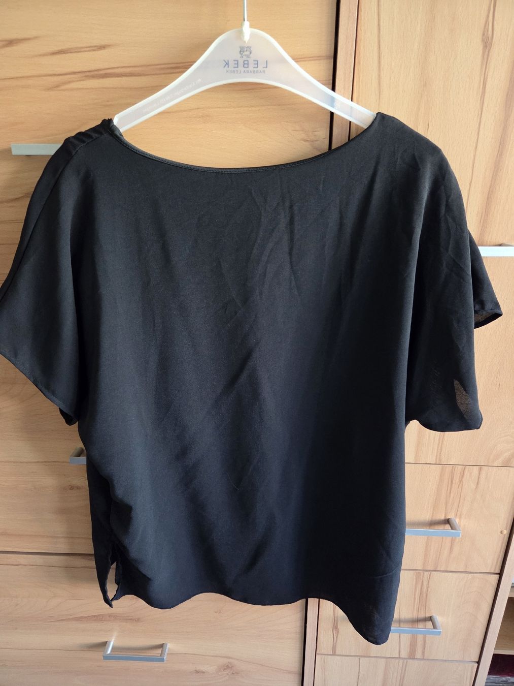 Camicette: Bluseshirt Schwarz luftig leicht Blickdicht Gr.4042 – Usato da Winterthur venduto da katzen07 2
