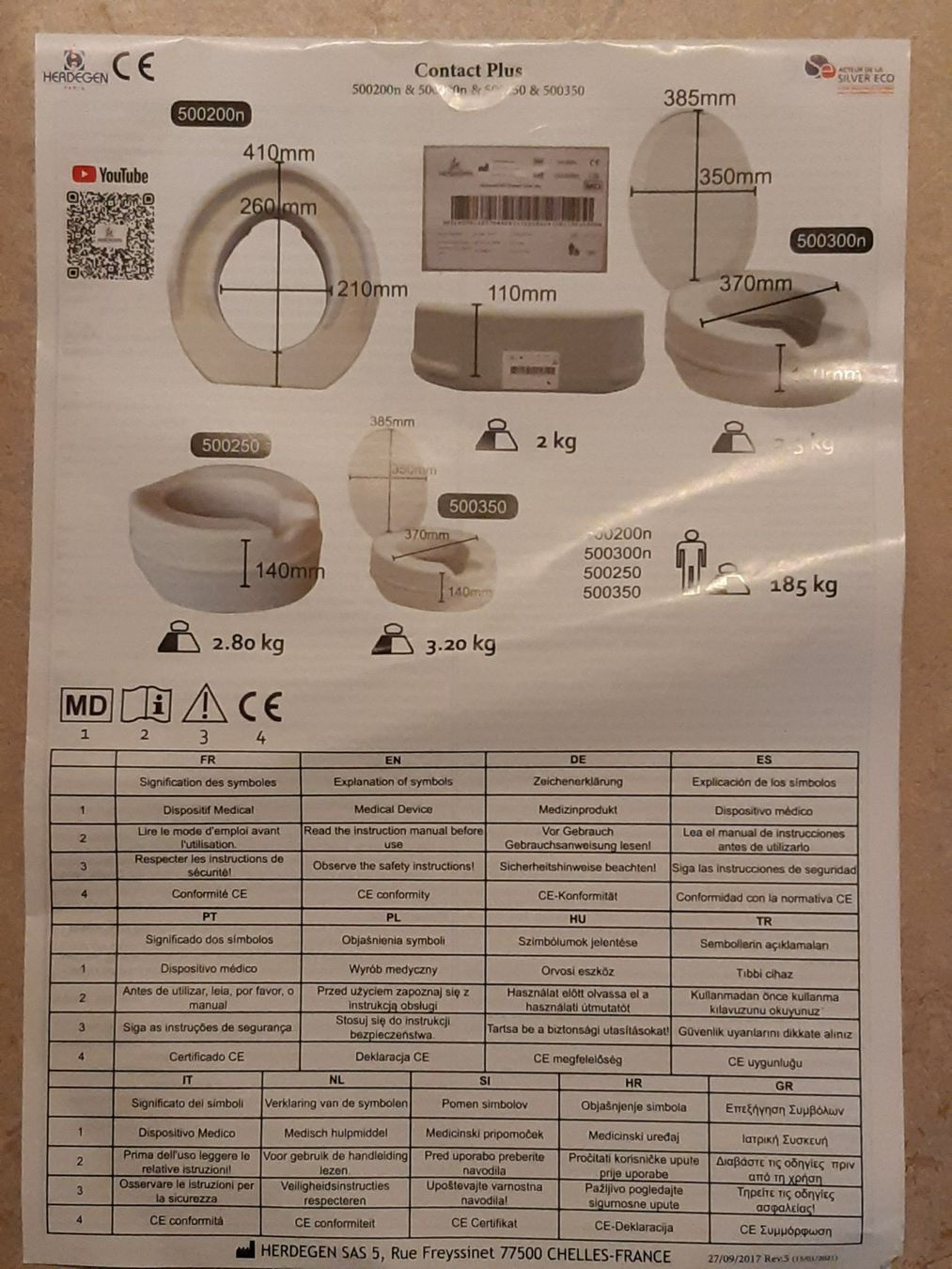 WC: Rehausseur de WC – Nuovo e nell'imballaggio originale da Biel/Bienne venduto da Ligurie 1