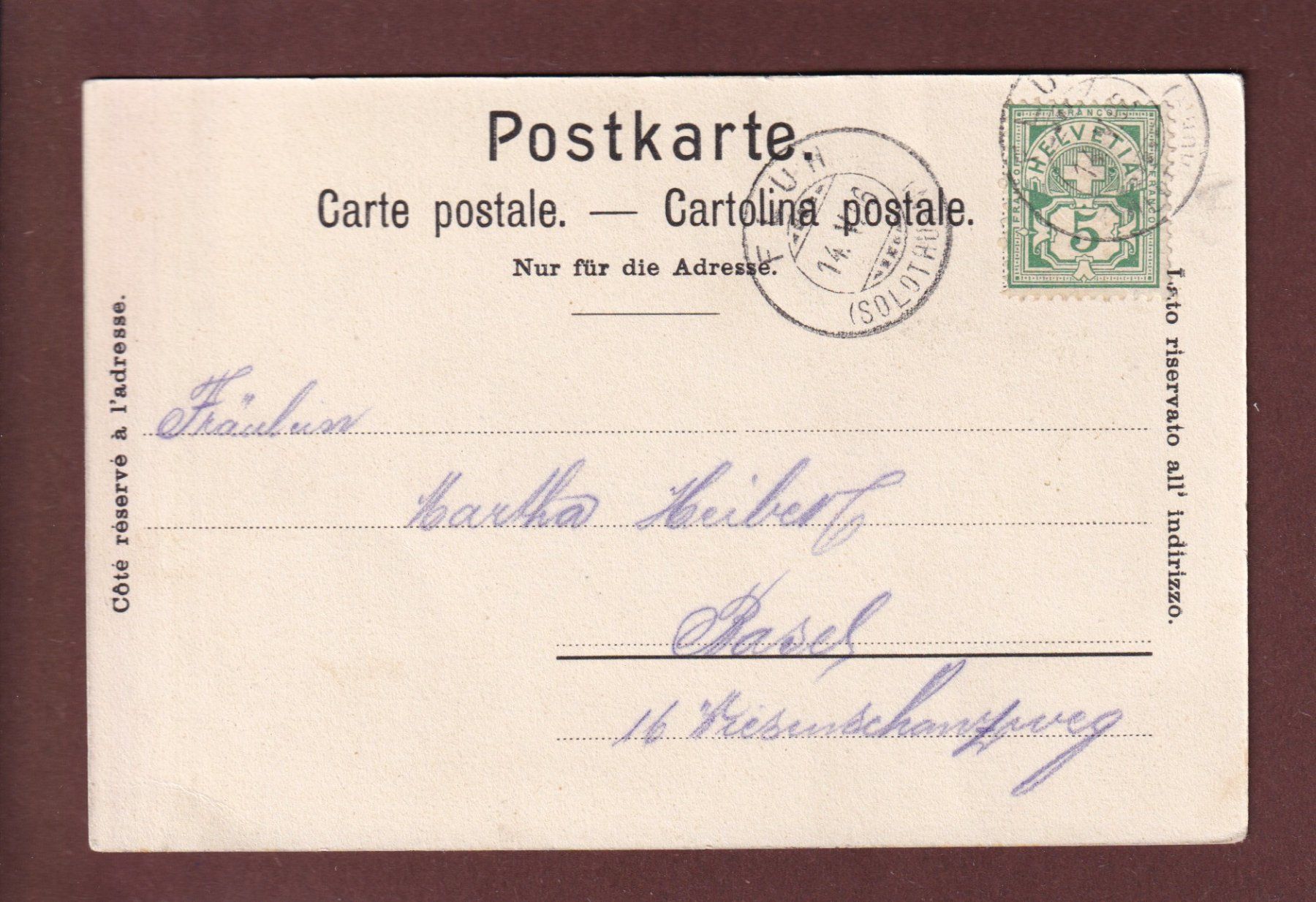 Cartoline postali: MARIASTEIN - Inneres der Kirche - 1906 – Usato da Pully venduto da nicecards 1