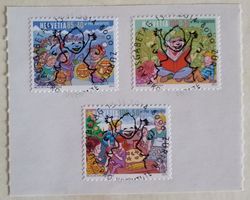 2014 Pro Juventute Satz Ersttag Vollstempel,  auf Folie