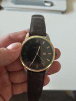 Armbanduhr Pierre Cardin braunes Lederband gebraucht