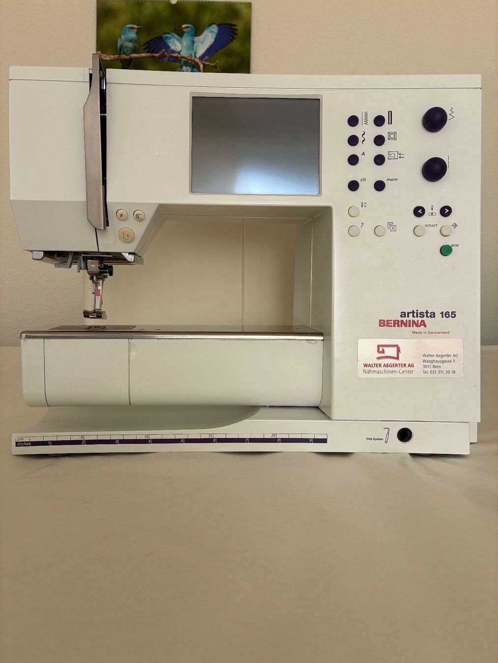 Bernina Macchine da cucire: Bernina Nähcomputer Artista 165 mit Stickmodul – Usato da Ittigen venduto da Barbara0511