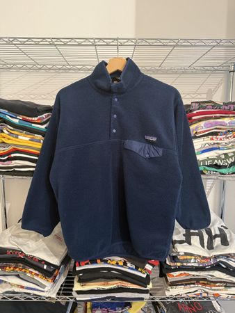 90’s Vintage Patagonia Snap T Fleece Size S