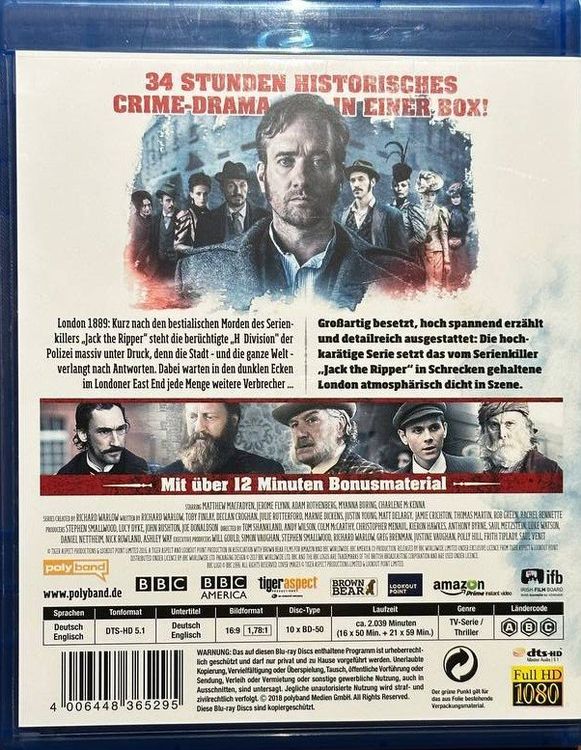 Ripper Street - Die komplette Serie (Staffel 1-5) Blu-Ray (Gebraucht ...