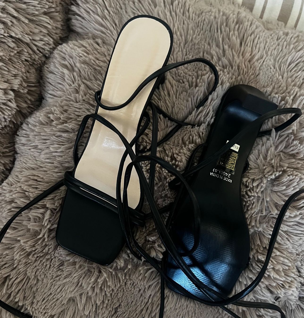 Scarpe da donna: Schwarze Schnür-Sandalen – Nuovo (secondo la descrizione) da Niederuzwil venduto da dixi_29 1
