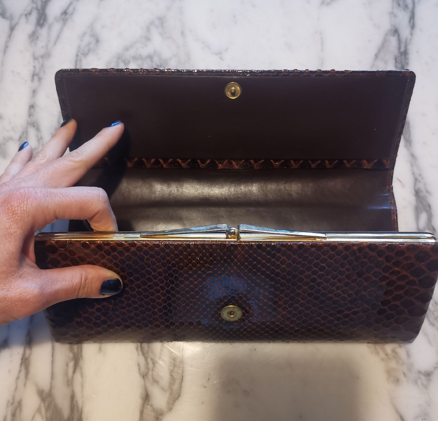 Portemonnaie: PYTHON Portemonnaie, Clutch – Gebraucht aus Uerikon von pink_flamingo 4