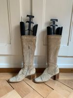 ROCCO P. Wildleder Stiefel hellbraun 35