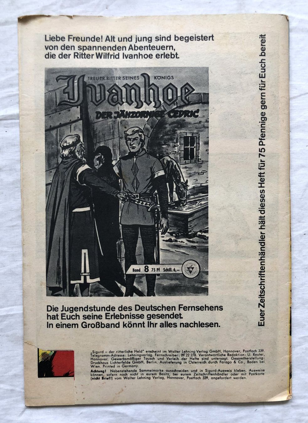 Comics: SIGURD - DER RITTERLICHE HELD - Band 106 – Gebraucht aus Schaffhausen von durruti 4