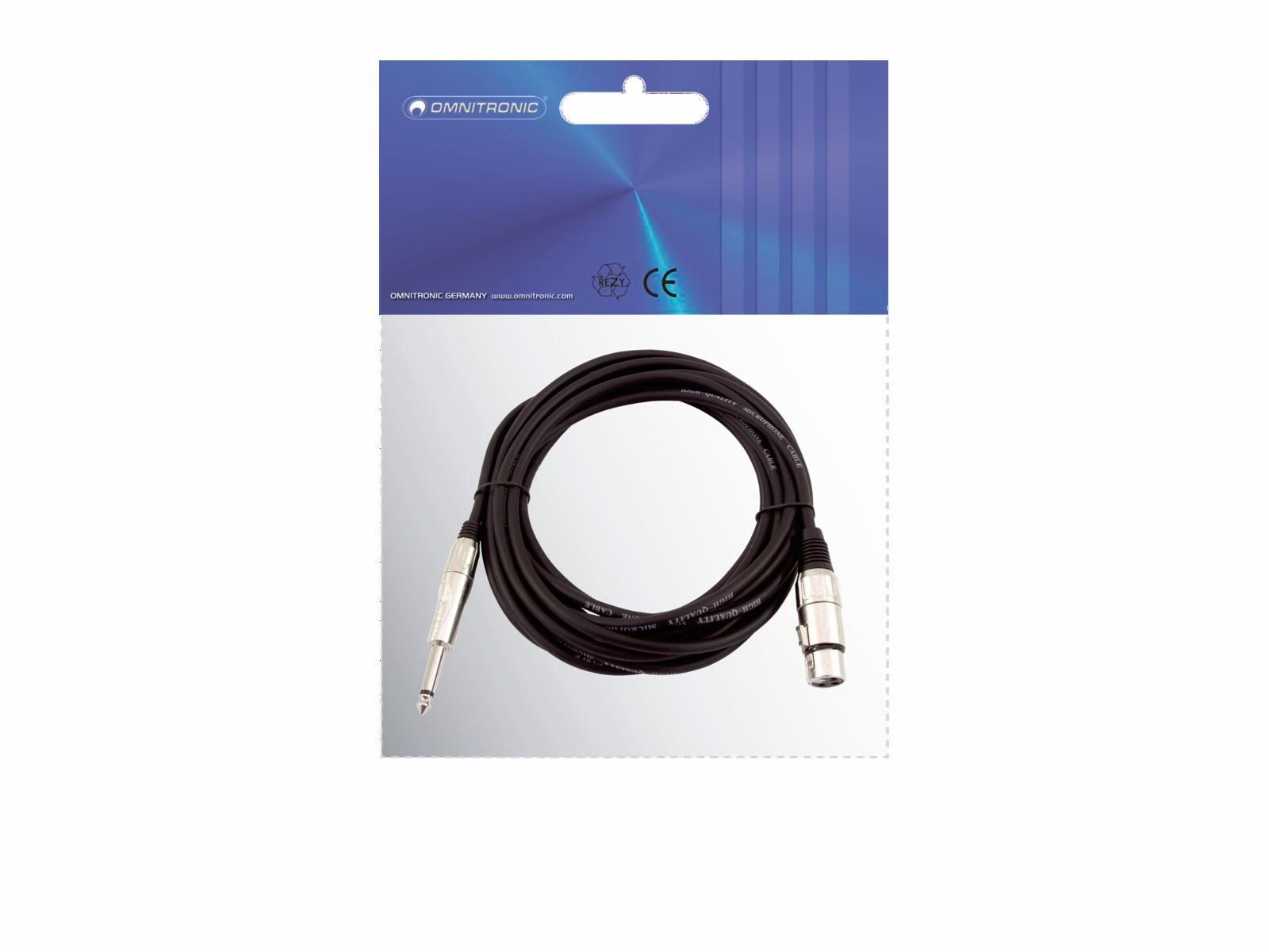 Cavi: OMNITRONIC Adapterkabel XLR(F)/Klinke... – Nuovo e nell'imballaggio originale da Däniken SO venduto da Profog1 2