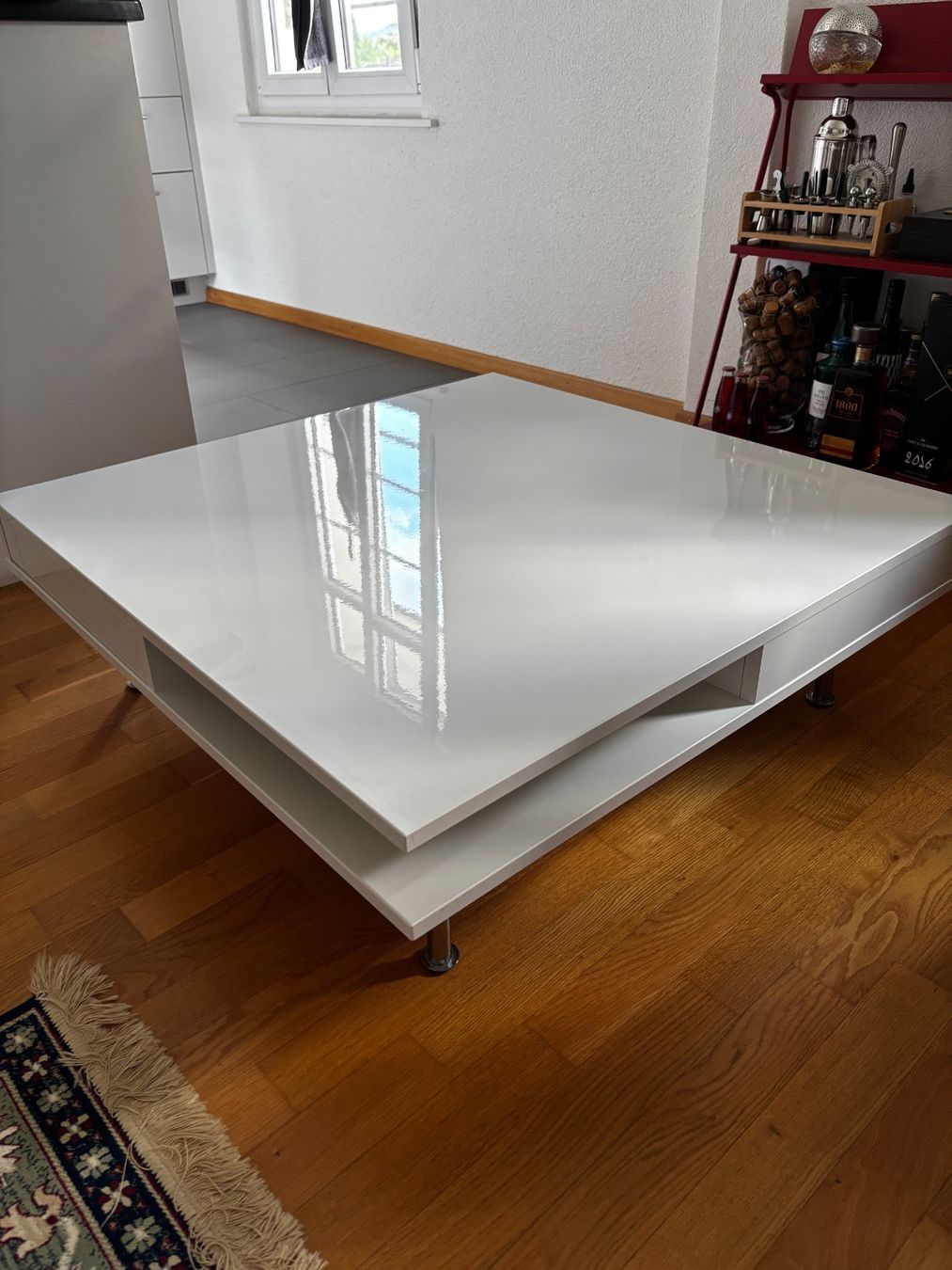 Ikea Tavoli: Wohnzimmertisch weiss mit Schublade und Ablage – Usato da Zürich venduto da igb_hnx6 1