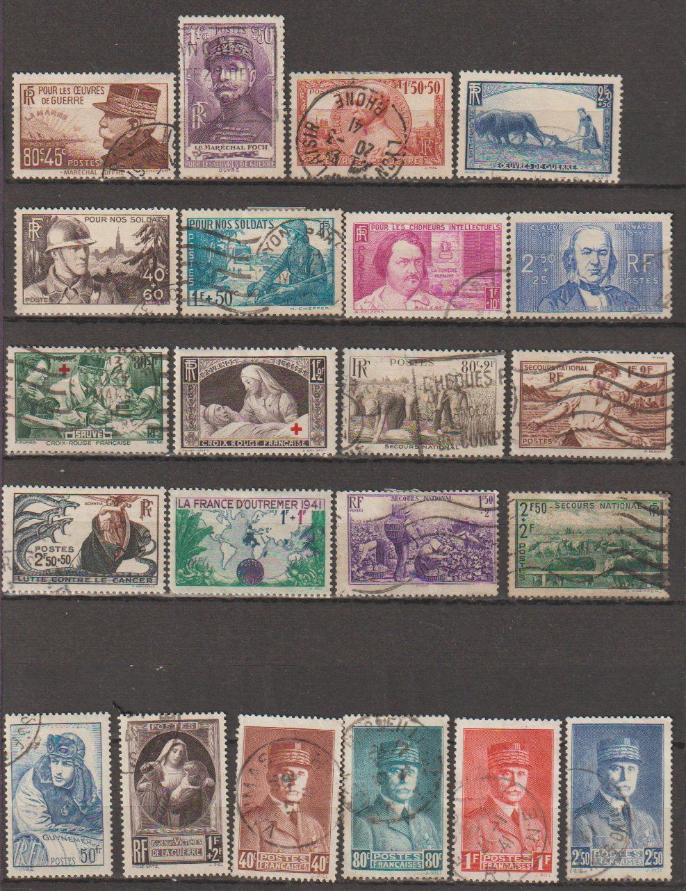 Alle Briefmarken: France variés, occasions – Gebraucht aus Crans-Montana von kira56