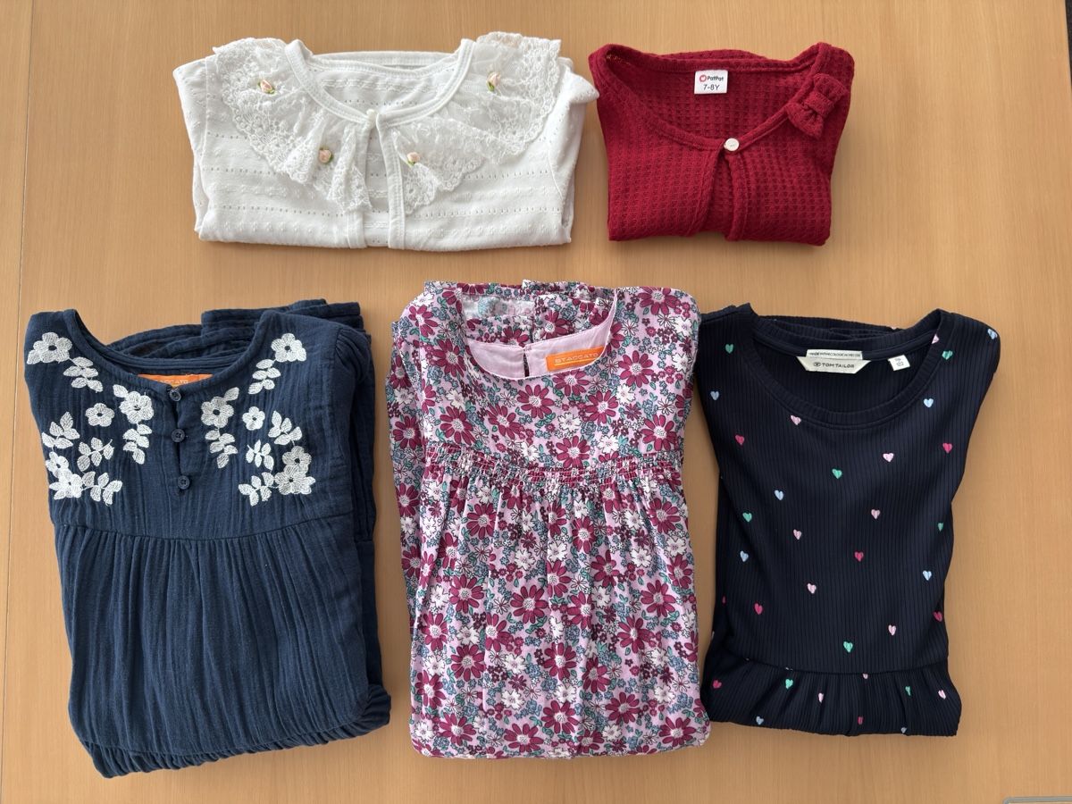 Lotti & Set di vestiti: 3 Herbstkleider mit 2 Boleros (Mädchen) – Nuovo (secondo la descrizione) da Forch venduto da CorinneB-K