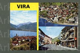 AK color Vira TI Gambarogno, 4-bildrig ≈ 1972 