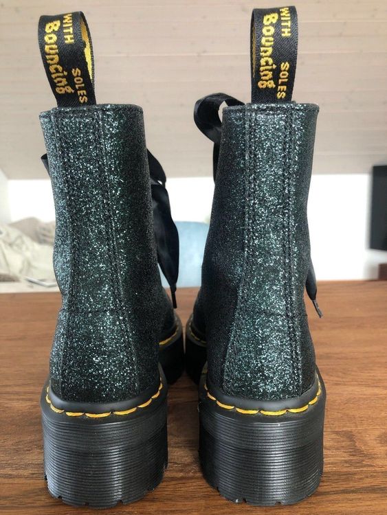 Dr. Martens Molly Plateau Glitter Green Kaufen auf Ricardo