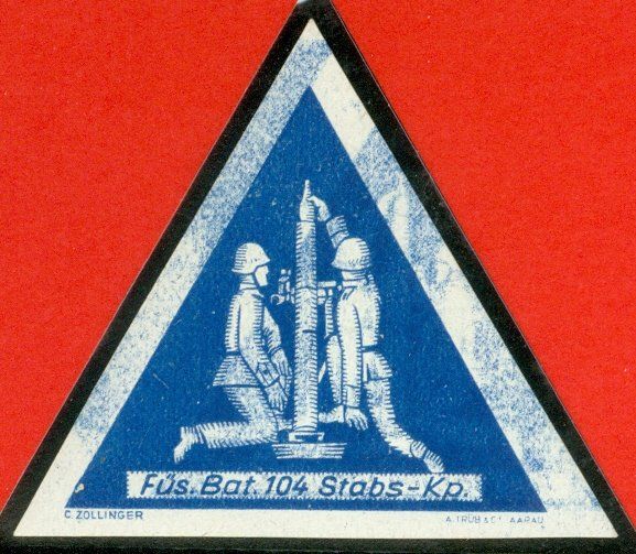 Tous les timbres: Füs Bat 104 Stabs Kp – D'occasion à Zürich par yago-rot
